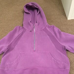 Purple Hooded Sweatshirt